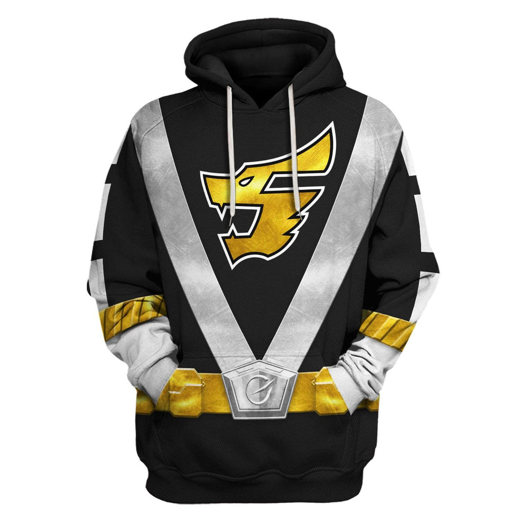 OodieGang Power Rangers RPM (2009) Black Costume Hoodie Sweatshirt T-Shirt Tracksuit - OodieGang.com