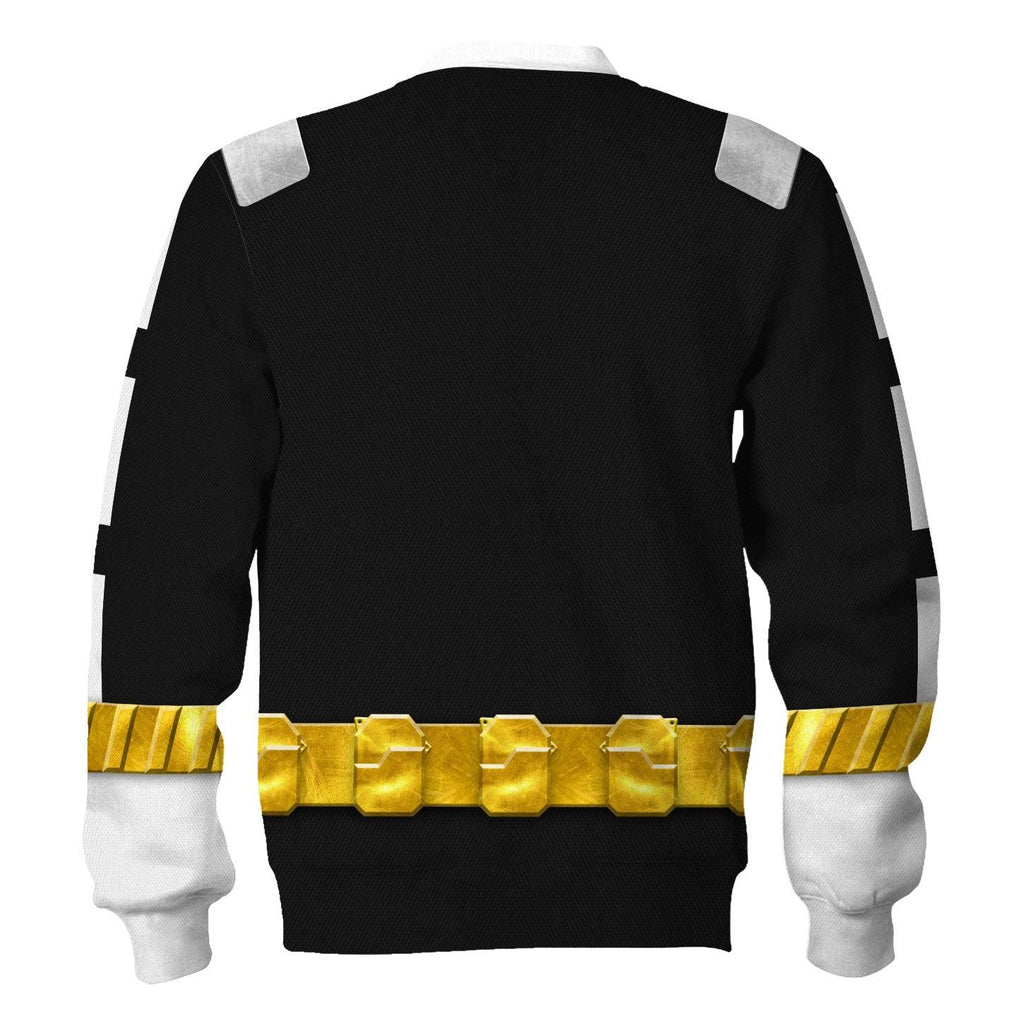 OodieGang Power Rangers RPM (2009) Black Costume Hoodie Sweatshirt T-Shirt Tracksuit - OodieGang.com