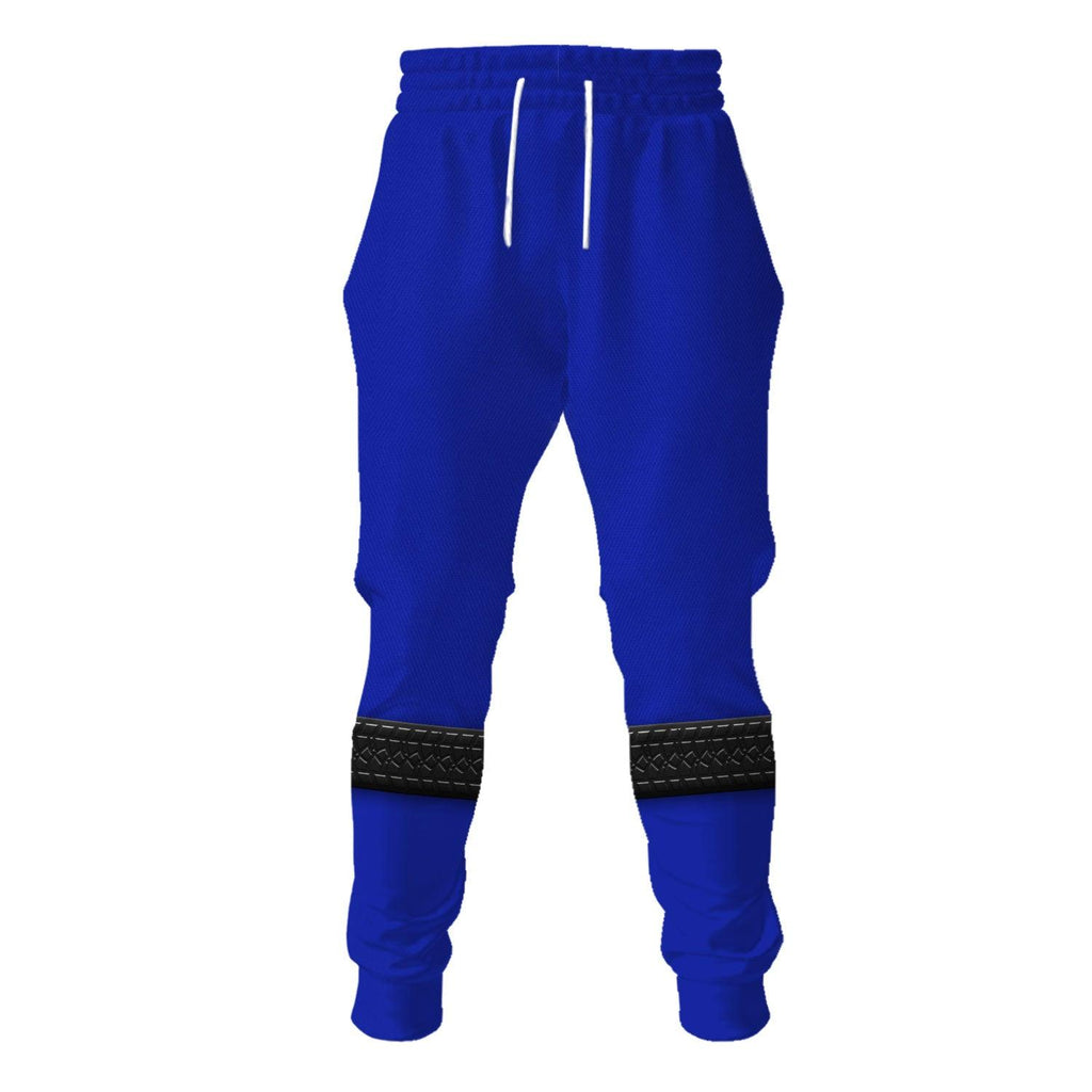 OodieGang Power Rangers RPM (2009) Blue Costume Hoodie Sweatshirt T-Shirt Tracksuit - OodieGang.com