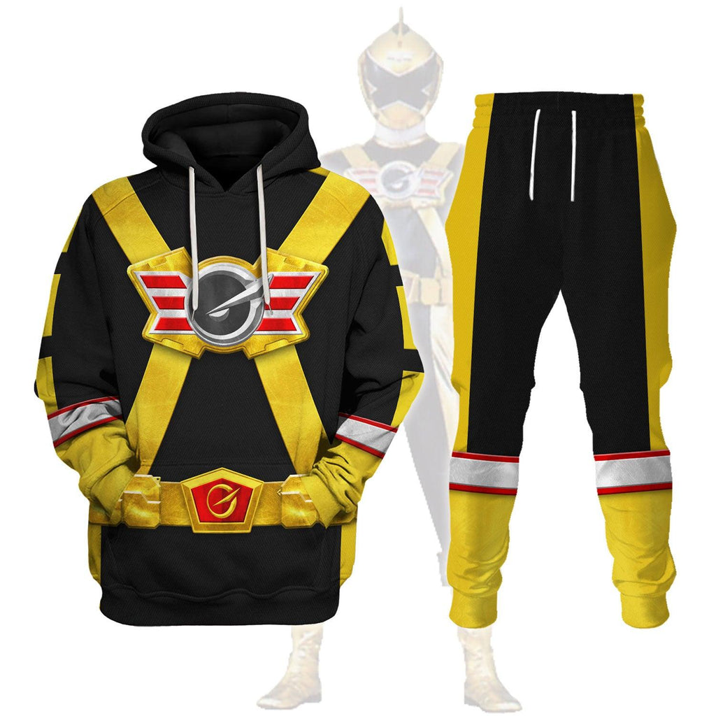 OodieGang Power Rangers RPM (2009) Gold Costume Hoodie Sweatshirt T-Shirt Tracksuit - OodieGang.com