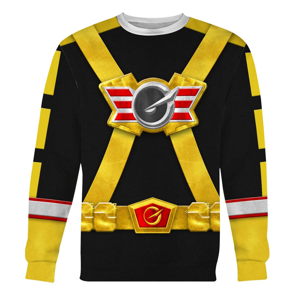 OodieGang Power Rangers RPM (2009) Gold Costume Hoodie Sweatshirt T-Shirt Tracksuit - OodieGang.com