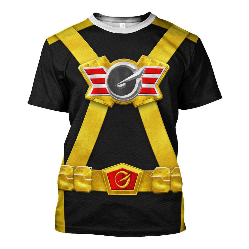 OodieGang Power Rangers RPM (2009) Gold Costume Hoodie Sweatshirt T-Shirt Tracksuit - OodieGang.com