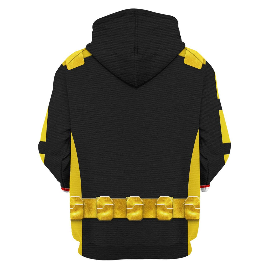 OodieGang Power Rangers RPM (2009) Gold Costume Hoodie Sweatshirt T-Shirt Tracksuit - OodieGang.com