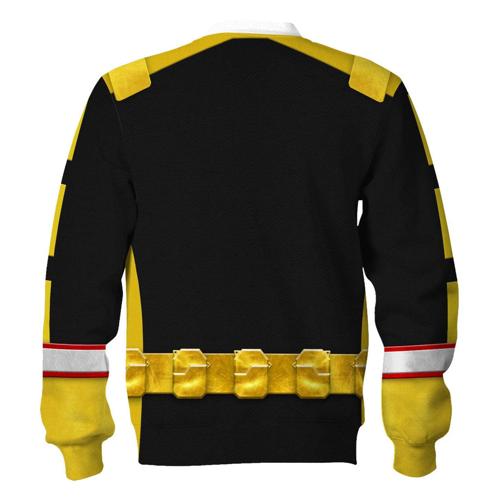 OodieGang Power Rangers RPM (2009) Gold Costume Hoodie Sweatshirt T-Shirt Tracksuit - OodieGang.com