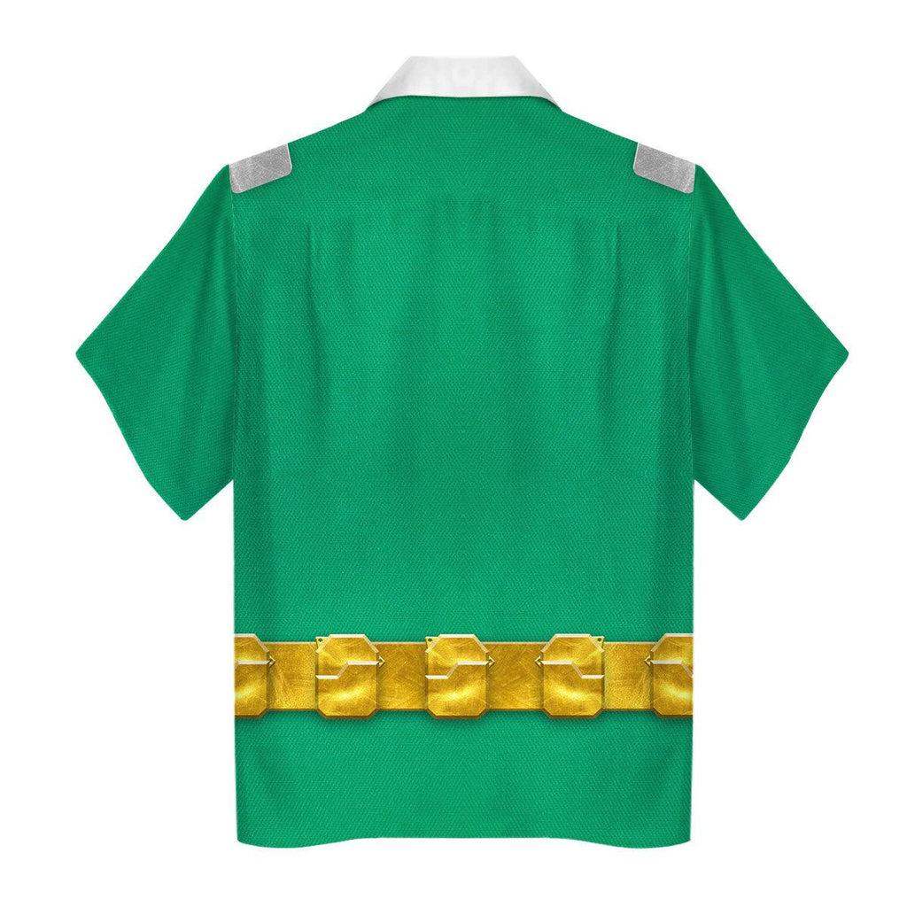 OodieGang Power Rangers RPM (2009) Green Costume Hoodie Sweatshirt T-Shirt Tracksuit - OodieGang.com