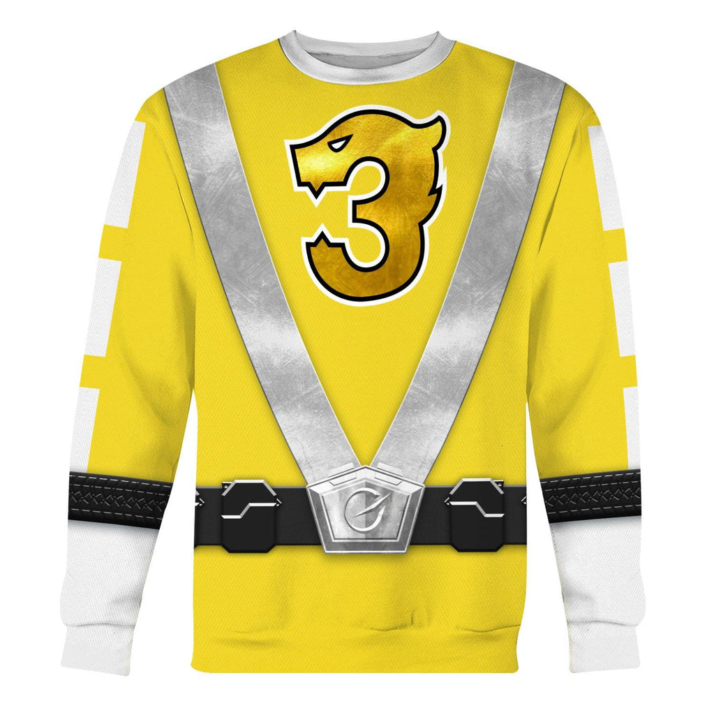 OodieGang Power Rangers RPM (2009) Yellow Costume Hoodie Sweatshirt T-Shirt Tracksuit - OodieGang.com