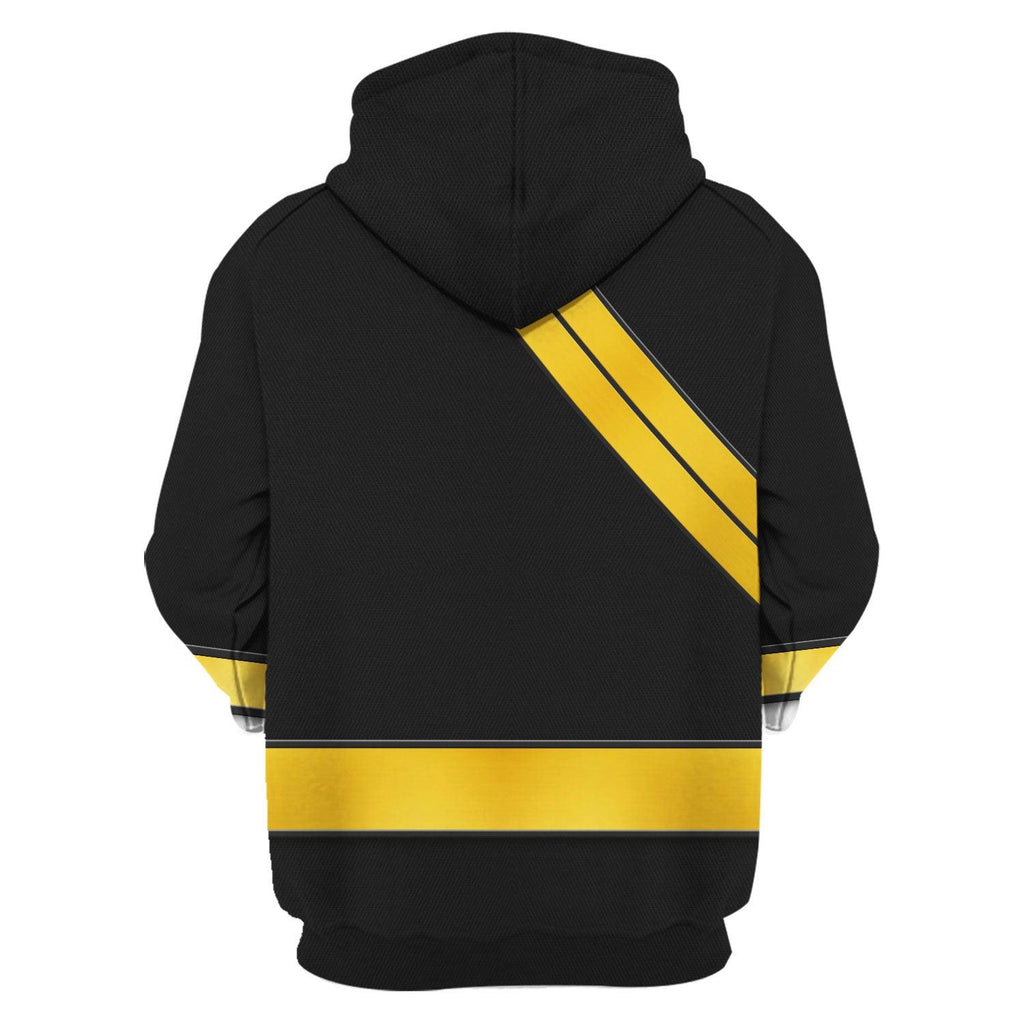 OodieGang Power Rangers Wild Force Black Costume Hoodie Sweatshirt T-Shirt Tracksuit - OodieGang.com