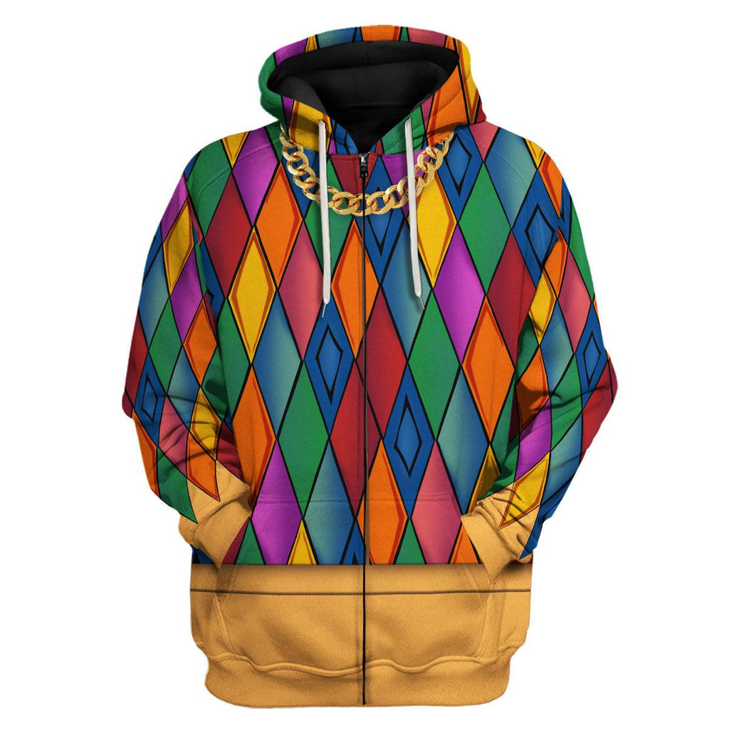 Oodiegang Prince Ultra Colourful Suit All-Over Print Unisex Pullover Hoodie, Sweatshirt, T-Shirt, and Swatpants - Oodiegang.com