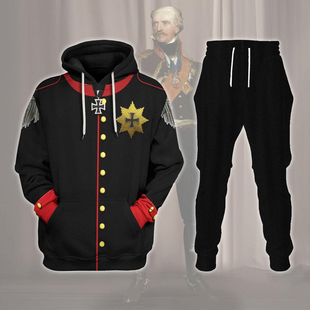 OodieGang Prussian General Gebhard Leberecht Costume Hoodie Sweatshirt T-Shirt Tracksuit - OodieGang.com