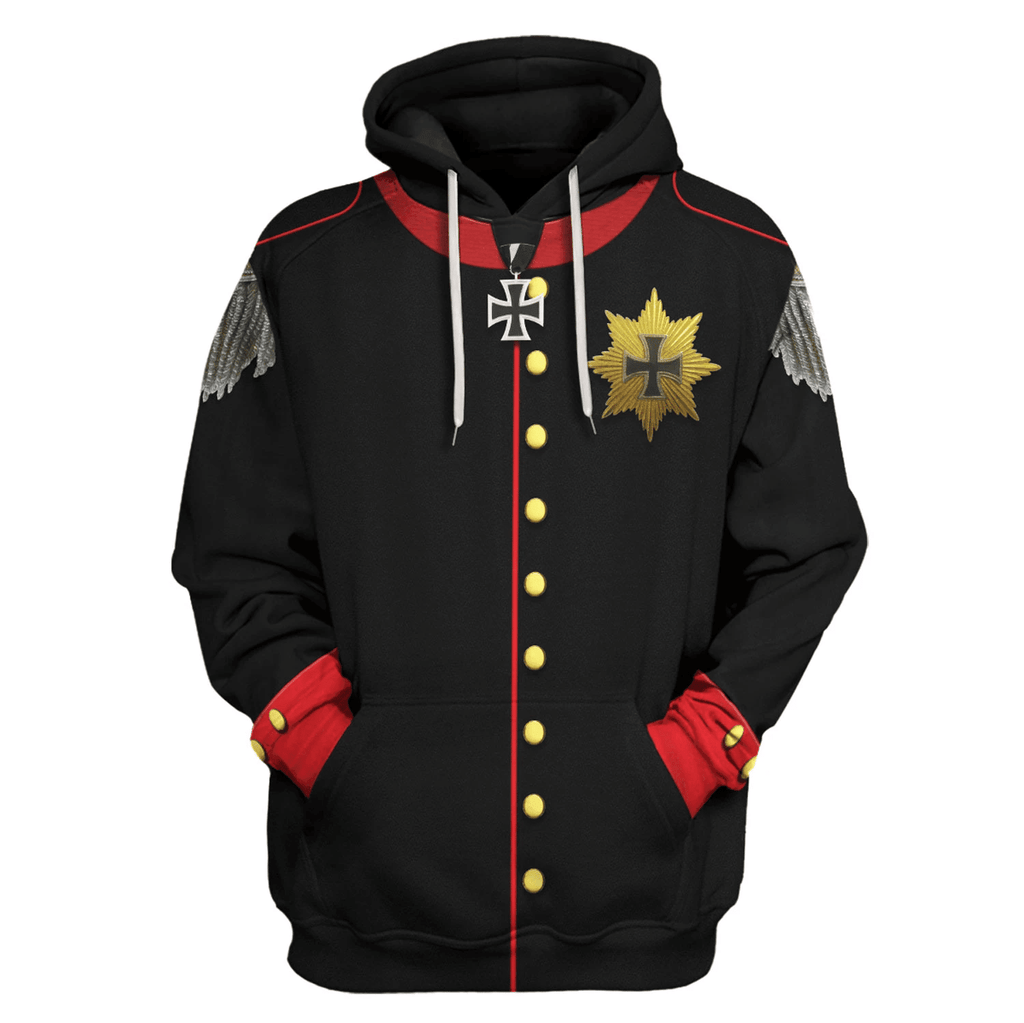 OodieGang Prussian General Gebhard Leberecht Costume Hoodie Sweatshirt T-Shirt Tracksuit - OodieGang.com