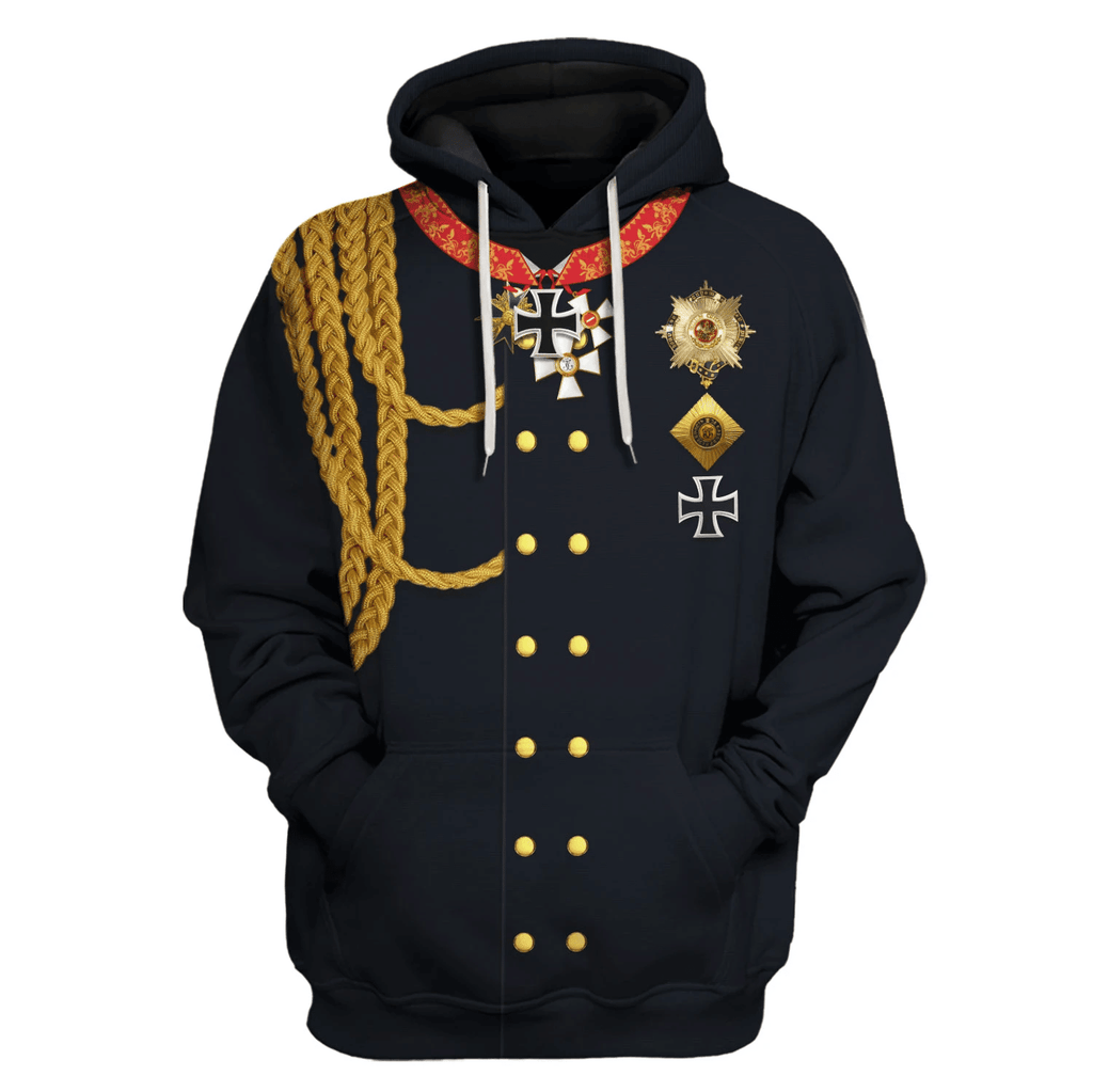 OodieGang Prussian General Ludwig Yorck Von Wartenburg Costume Hoodie Sweatshirt T-Shirt Tracksuit - OodieGang.com