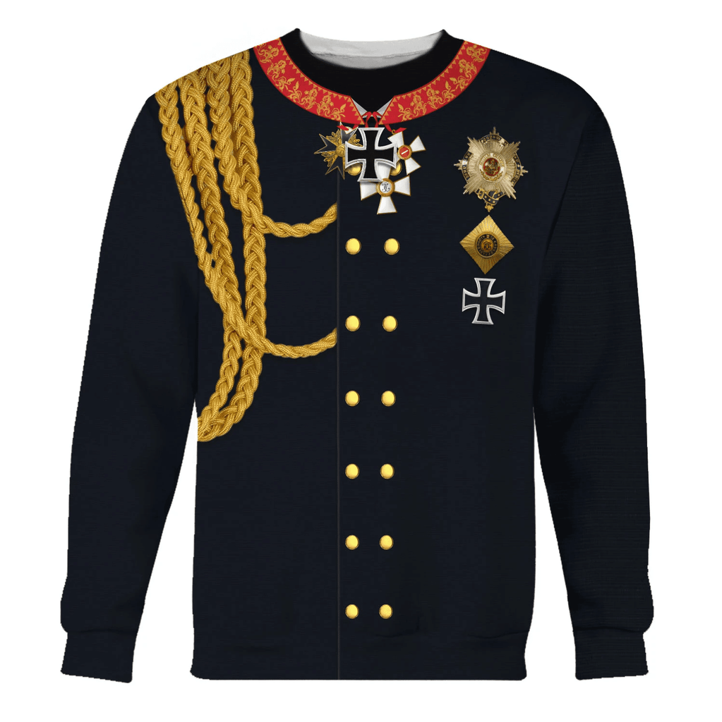 OodieGang Prussian General Ludwig Yorck Von Wartenburg Costume Hoodie Sweatshirt T-Shirt Tracksuit - OodieGang.com