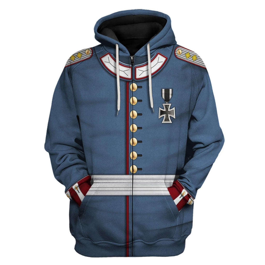 OodieGang Prussian Officer Prussian Army 1871 Costume Hoodie Sweatshirt T-Shirt Tracksuit - OodieGang.com