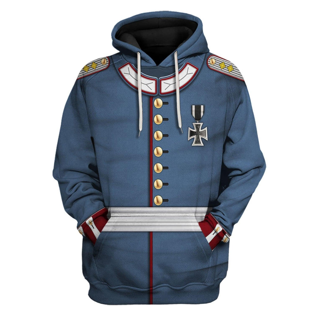 OodieGang Prussian Officer Prussian Army 1871 Costume Hoodie Sweatshirt T-Shirt Tracksuit - OodieGang.com