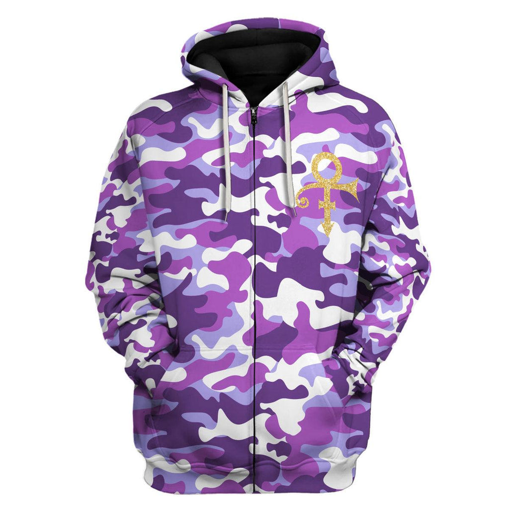 OodieGang Purple Camo Premium Sherpa Lined Unisex Pullover Hoodie, Sweatshirt, T-Shirt - OodieGang.com