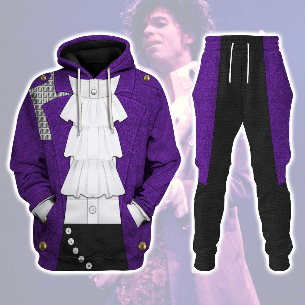 Oodiegang Purple Rain Suit All-Over Print Unisex Pullover Hoodie, Sweatshirt, T-Shirt - Oodiegang.com