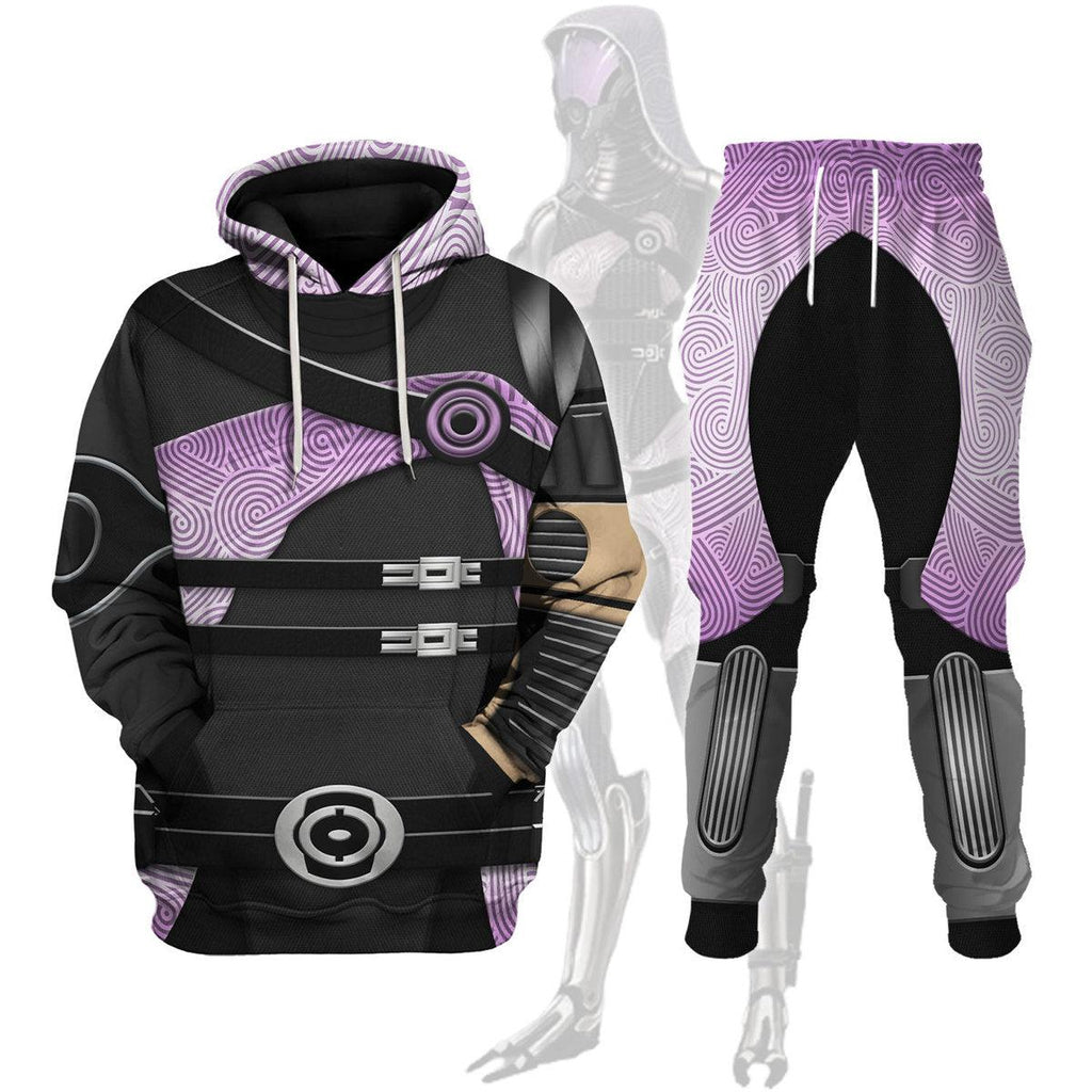 CustomsPig Quarian Suit Hoodie Sweatshirt T-shirt Sweatpants Outfit Cosplay Costumes - CustomsPig.com