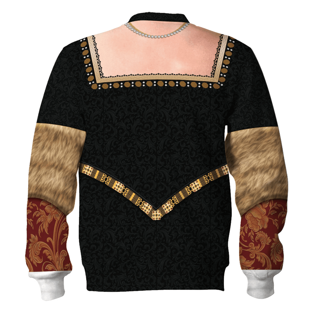 OodieGang Queen Anne Boleyn Costume Hoodie Sweatshirt T-Shirt Tracksuit - OodieGang.com