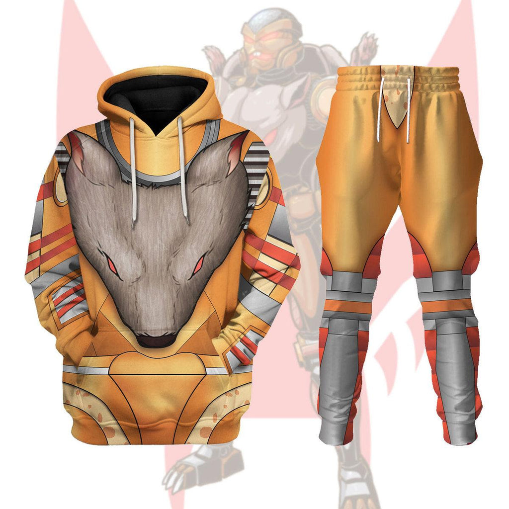 OodieGang Rattrap Beast Wars Costume Cosplay Hoodie Tracksuit - OodieGang