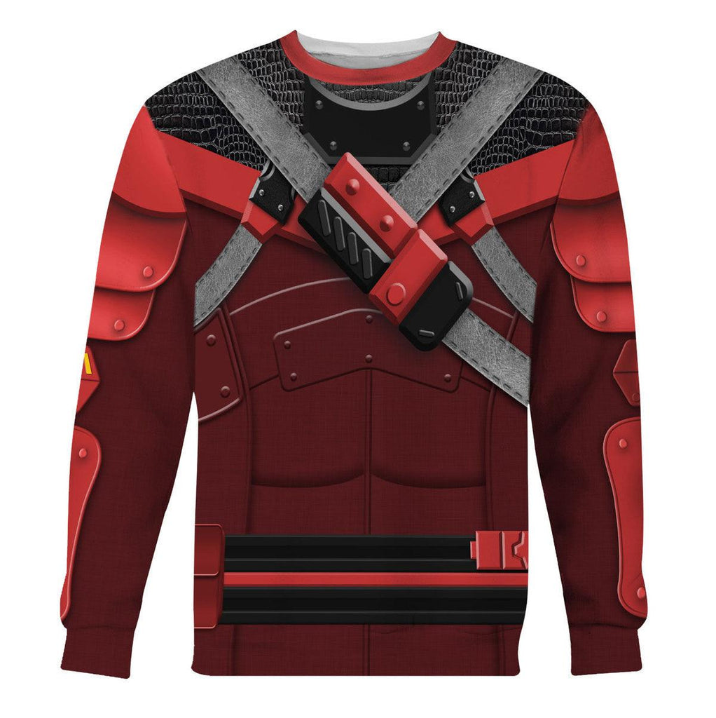 OodieGang Red Ninja Viper Costumes Hoodie Sweatshirt T-Shirt - OodieGang