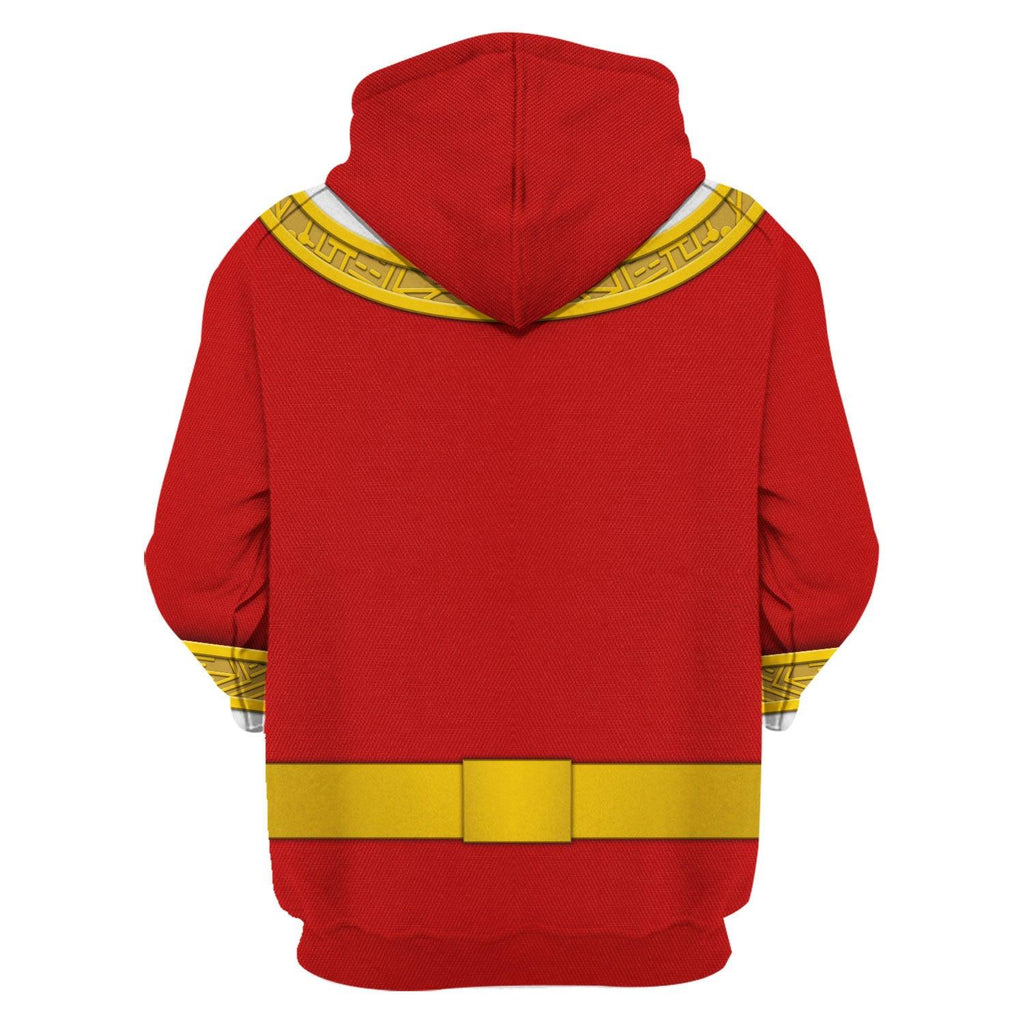 OodieGang Red Power Rangers Zeo Hoodies Sweatshirt T-shirt Hawaiian Tracksuit - OodieGang.com