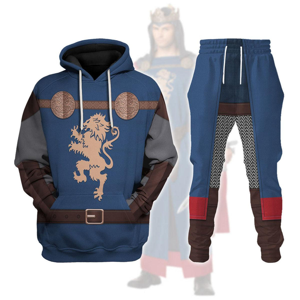 OodieGang Richard I of England Middle Ages Knight Costume Hoodie Sweatshirt T-Shirt Tracksuit - OodieGang.com