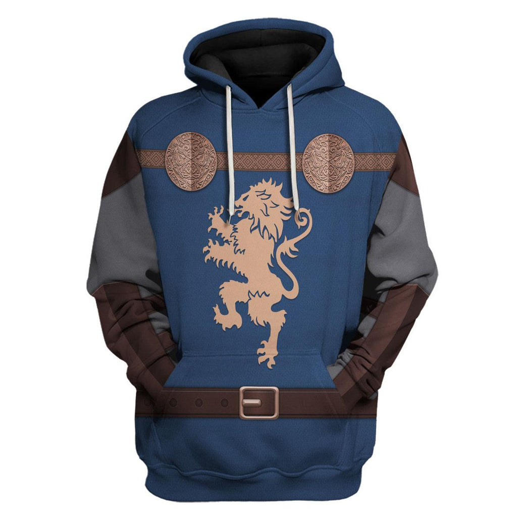 OodieGang Richard I of England Middle Ages Knight Costume Hoodie Sweatshirt T-Shirt Tracksuit - OodieGang.com