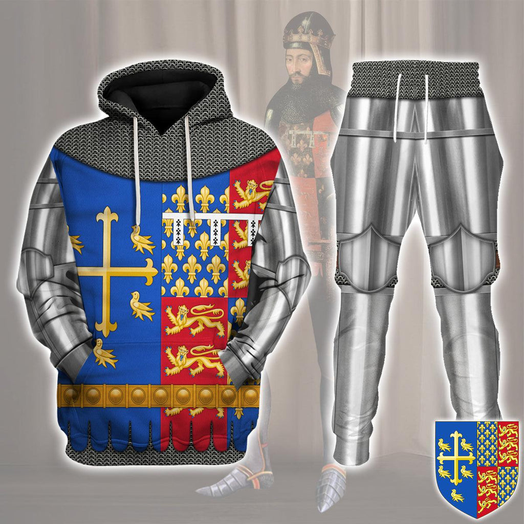 Oodiegang Richard II Of England Amour Knights Costume Hoodie Sweatshirt T-Shirt Tracksuit - Oodiegang.com