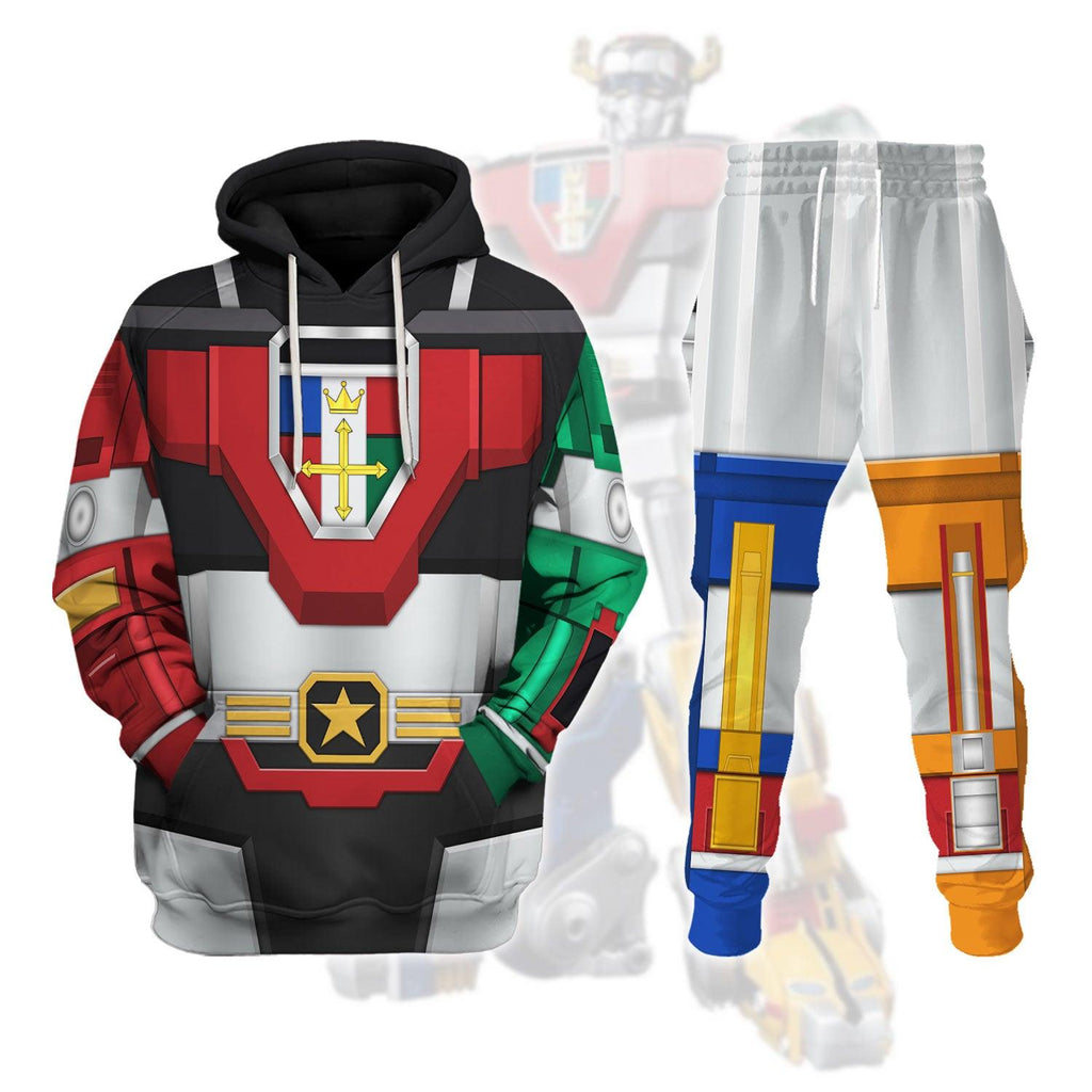 Oodiegang Robot Dou Voltron Hoodie T-shirt Sweatpants Cosplay - DucG