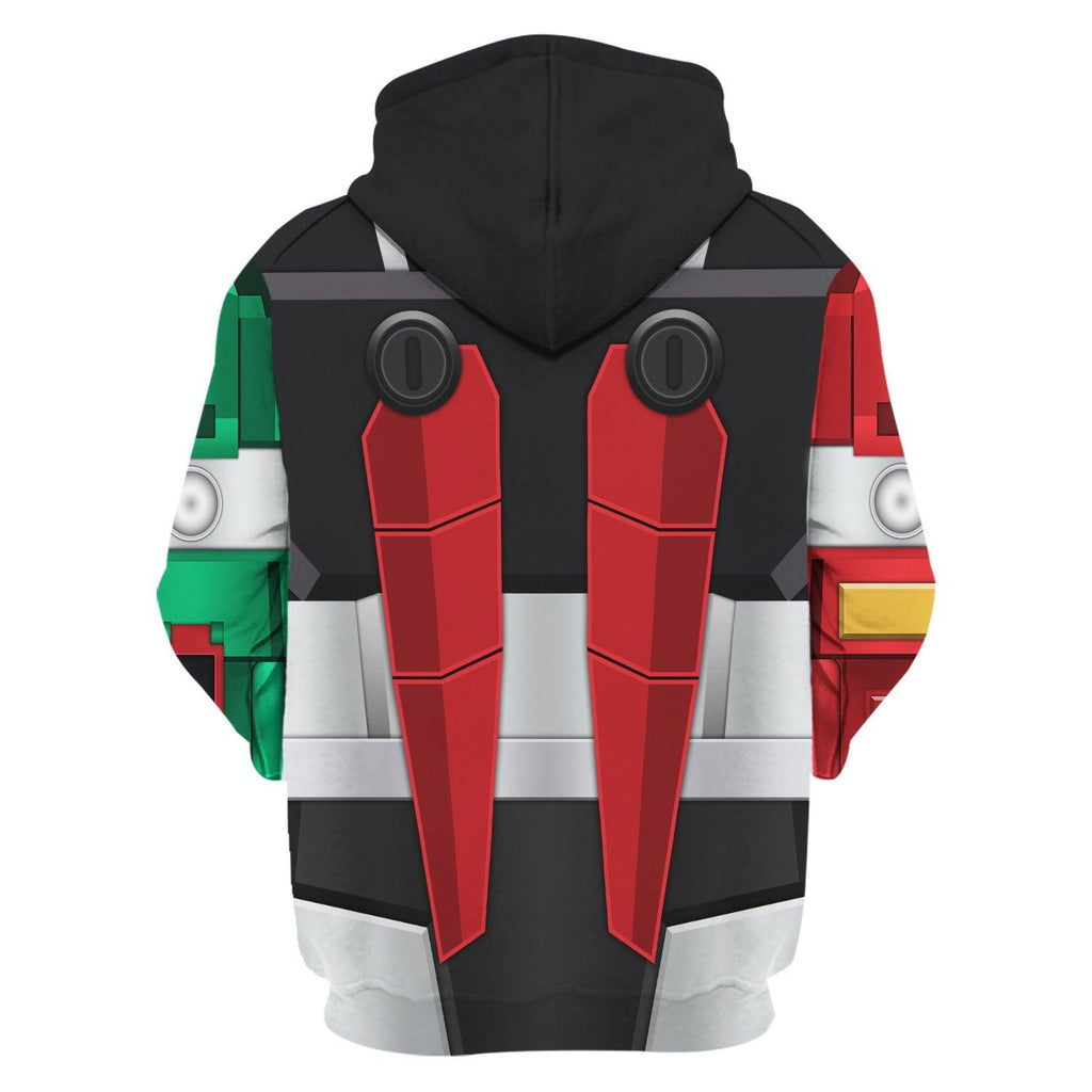 Oodiegang Robot Dou Voltron Hoodie T-shirt Sweatpants Cosplay - DucG