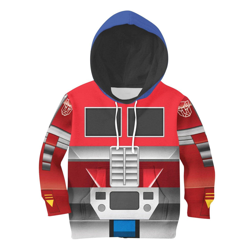 OodieGang Robot Optimus Prime Kid Costume Cosplay Hoodie Sweatshirt T-Shirt - OodieGang.com