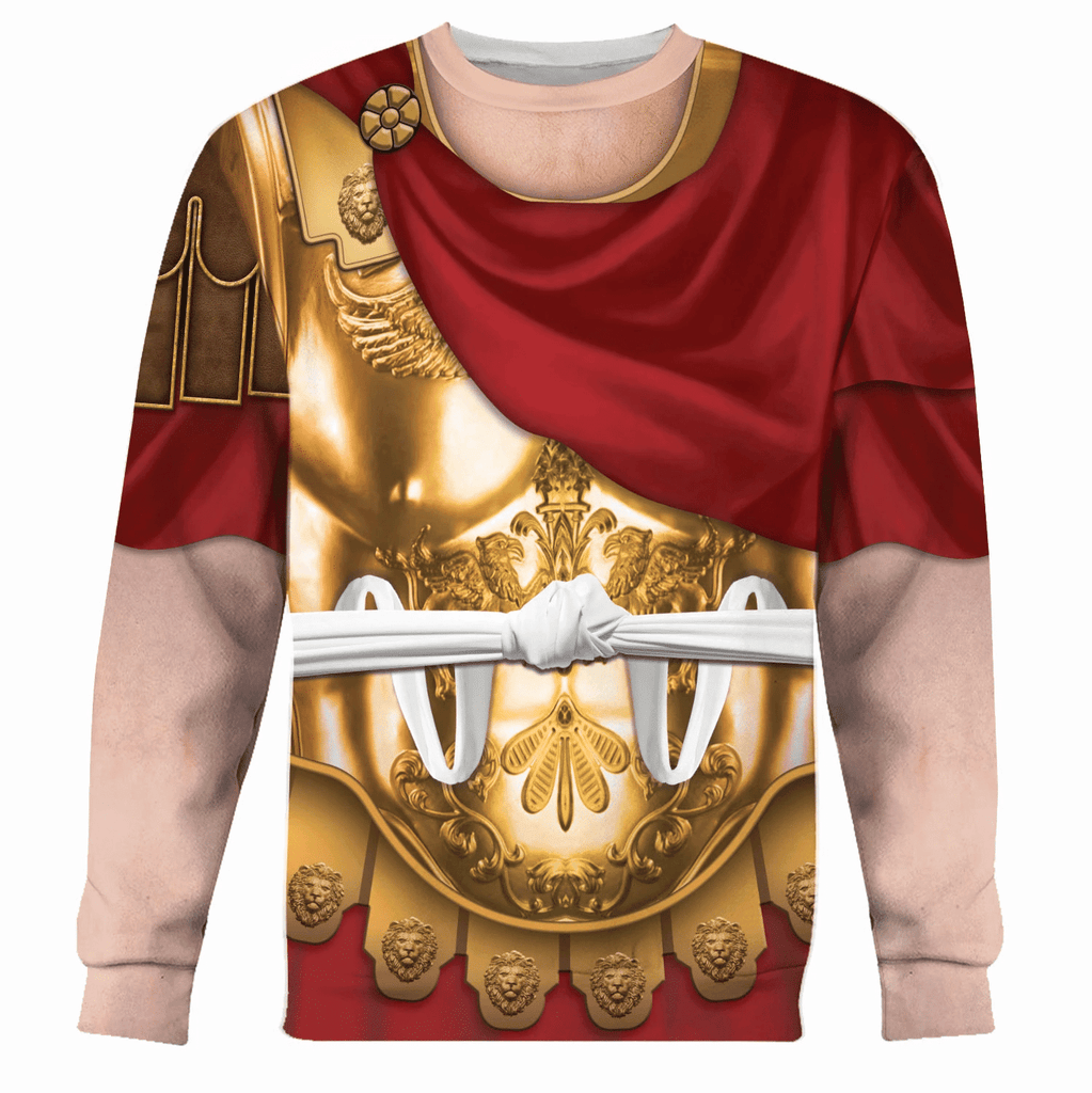 OodieGang Roman Emperor Caesar Augustus Costume Hoodie Sweatshirt T-Shirt Tracksuit - OodieGang.com