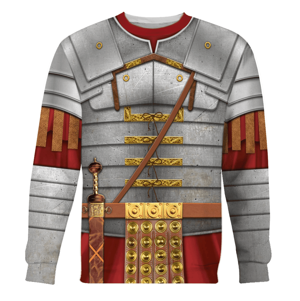 OodieGang Roman Empire Soldier Costume Hoodie Sweatshirt T-Shirt Tracksuit - OodieGang.com