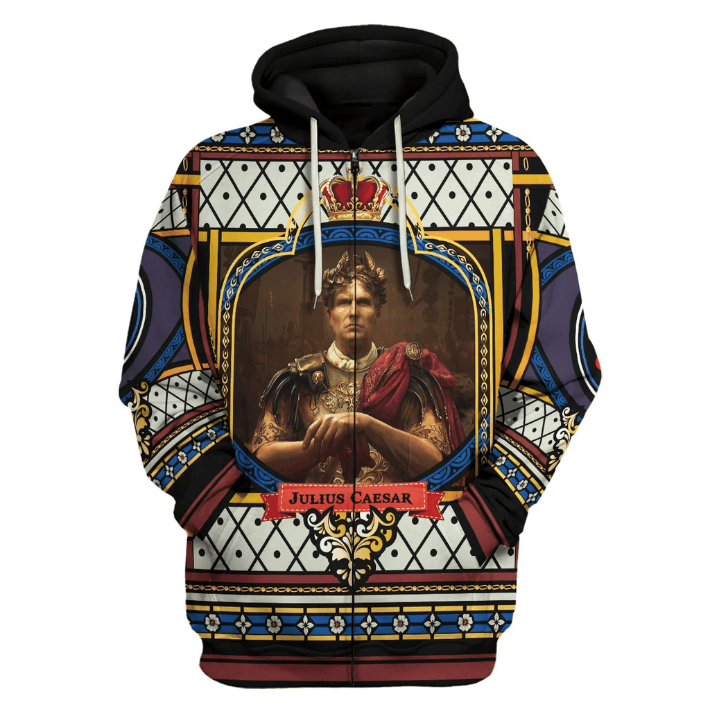 OodieGang Roman General Gaius Julius Caesar Costume Hoodie Sweatshirt T-Shirt Tracksuit - OodieGang.com