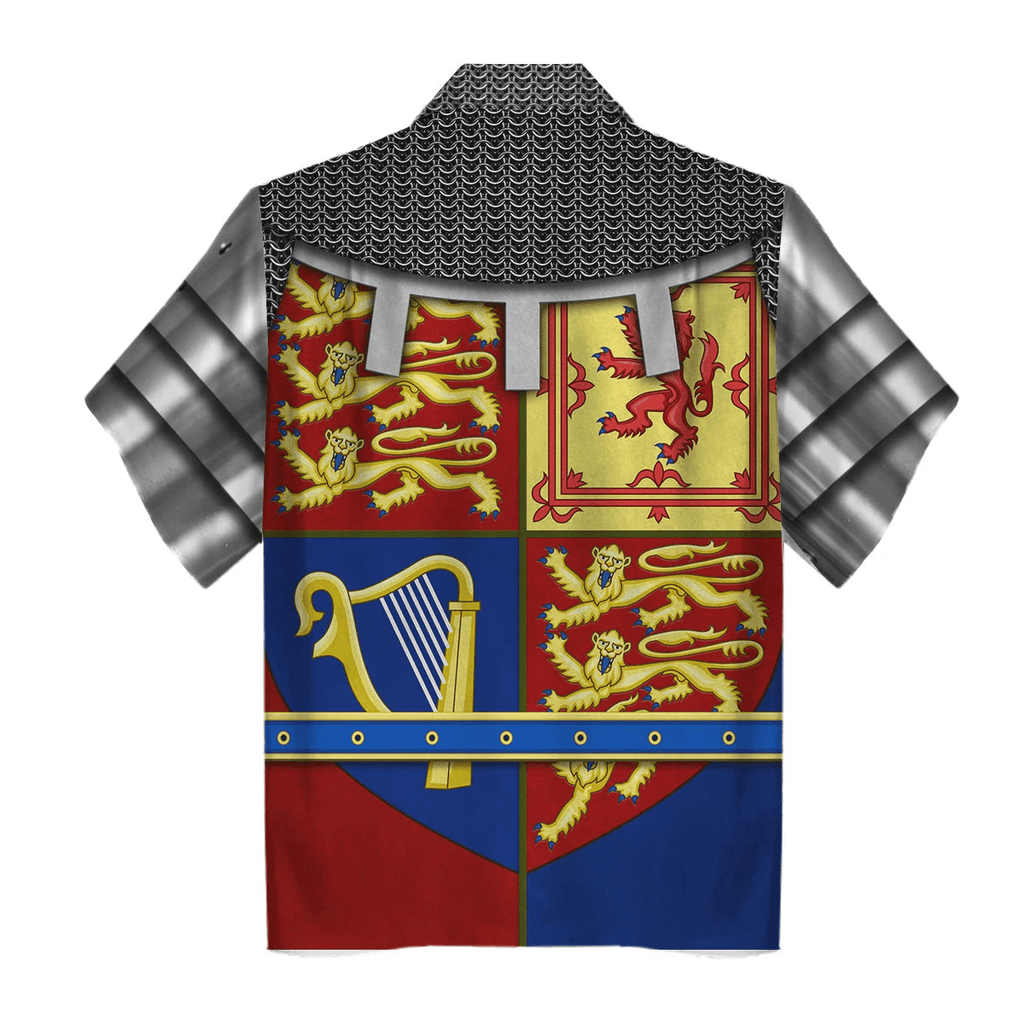 OodieGang Royal Coat of Arms of the United Kingdom (Queen Elizabeth II) Costume Hoodie Sweatshirt T-Shirt Tracksuit - OodieGang.com