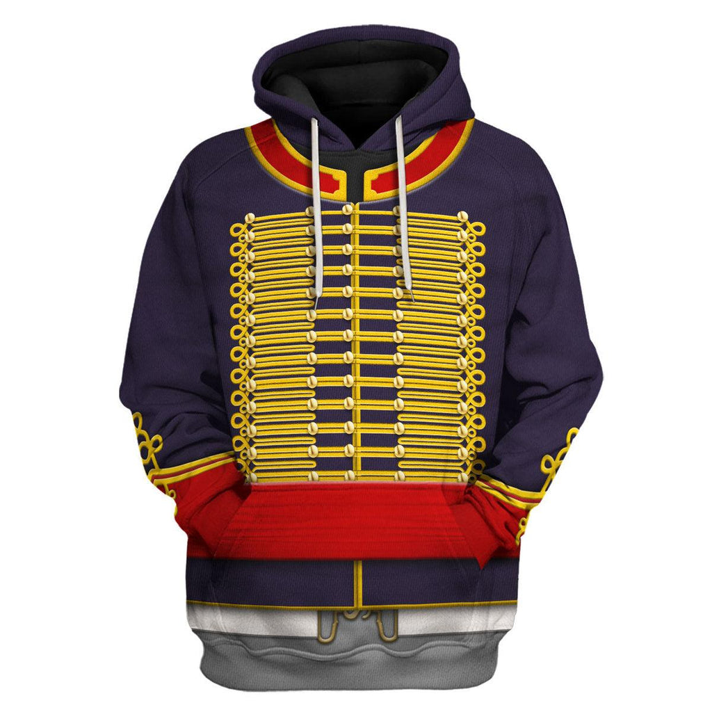 Oodiegang Royal Horse Artillery Uniform All Over Print Hoodie Sweatshirt T-Shirt Tracksuit - Oodiegang.com