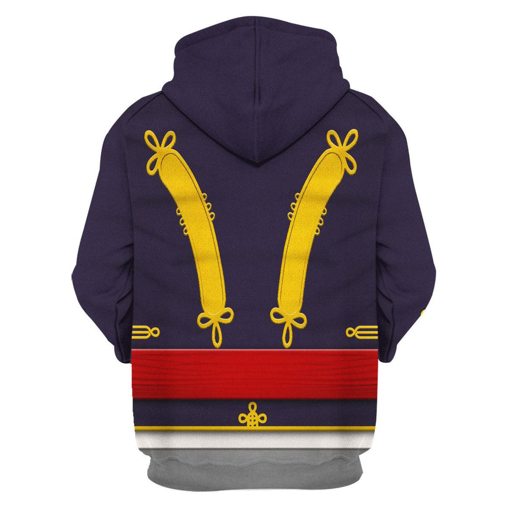 Oodiegang Royal Horse Artillery Uniform All Over Print Hoodie Sweatshirt T-Shirt Tracksuit - Oodiegang.com