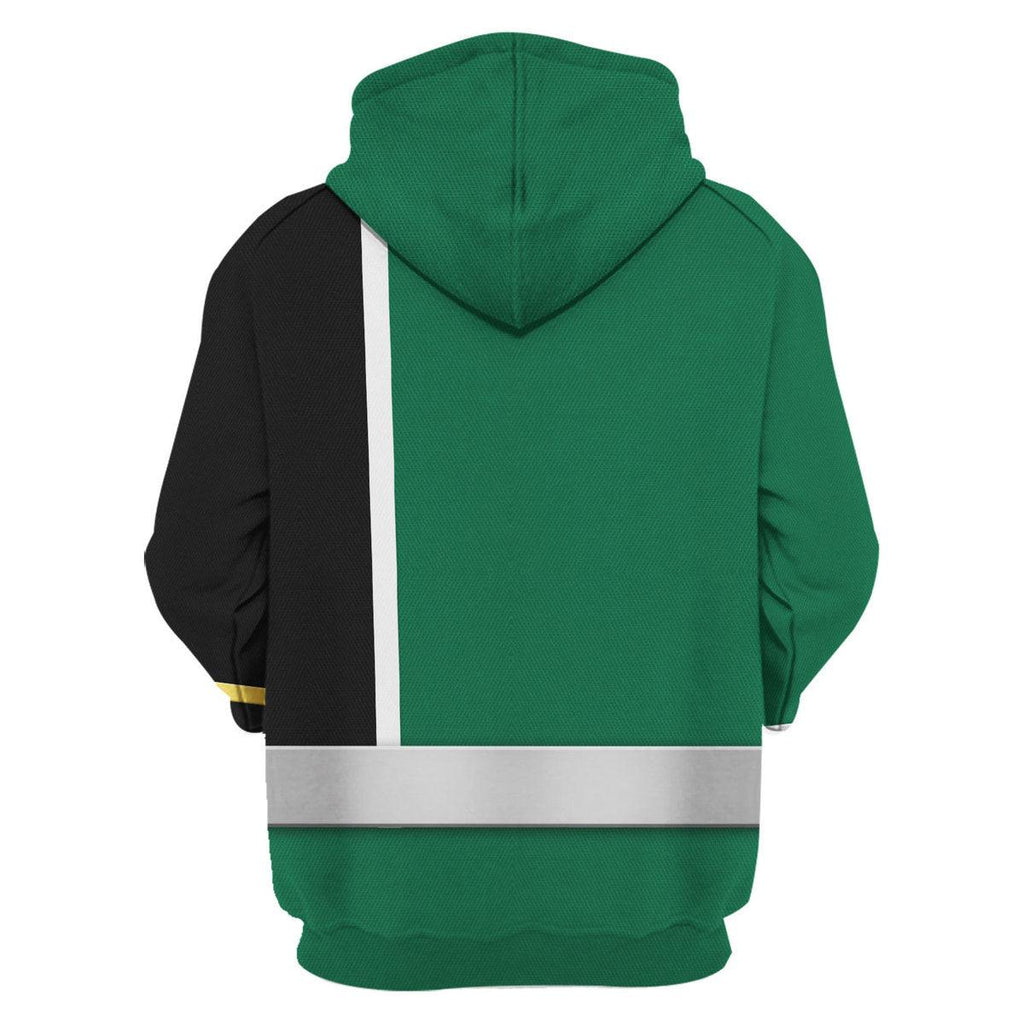 OodieGang S.P.D Green Ranger Hoodies Sweatshirt T-shirt Sweatpants Hawaiian Tracksuit - OodieGang.com