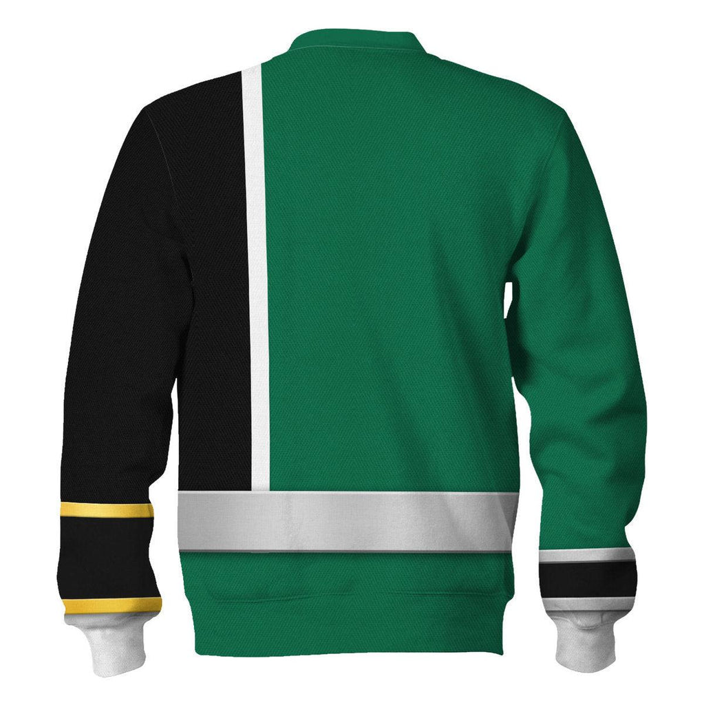 OodieGang S.P.D Green Ranger Hoodies Sweatshirt T-shirt Sweatpants Hawaiian Tracksuit - OodieGang.com