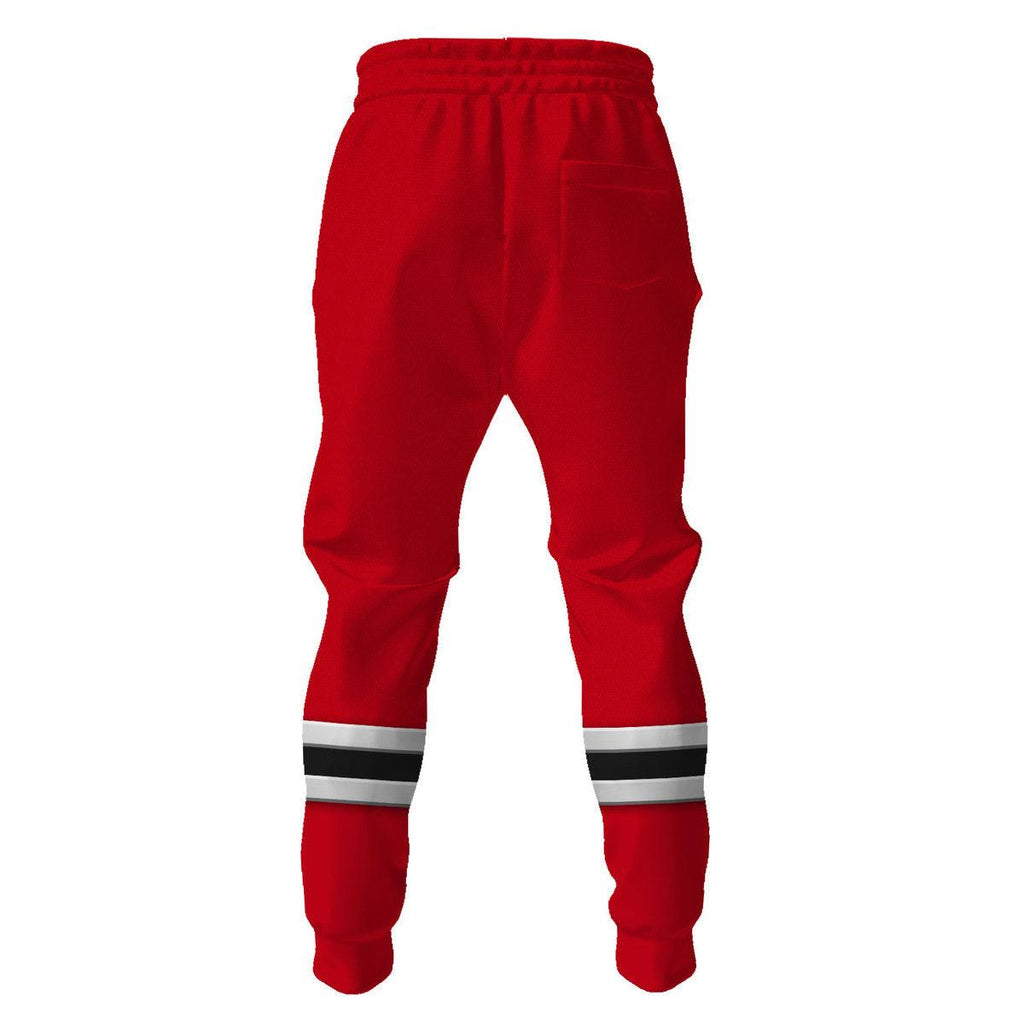 OodieGang S.P.D Red Ranger Hoodies Sweatshirt T-shirt Sweatpants Hawaiian Tracksuit - OodieGang.com