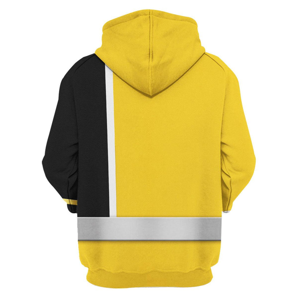 OodieGang S.P.D Yellow Ranger Hoodies Sweatshirt T-shirt Sweatpants Hawaiian Tracksuit - OodieGang.com