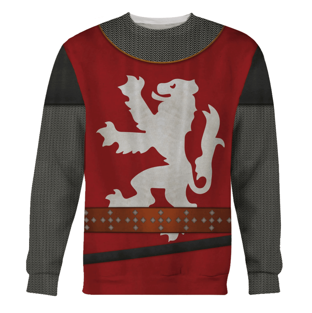 OodieGang Scottish Knight Sir William Wallace Costume Hoodie Sweatshirt T-Shirt Tracksuit - OodieGang.com