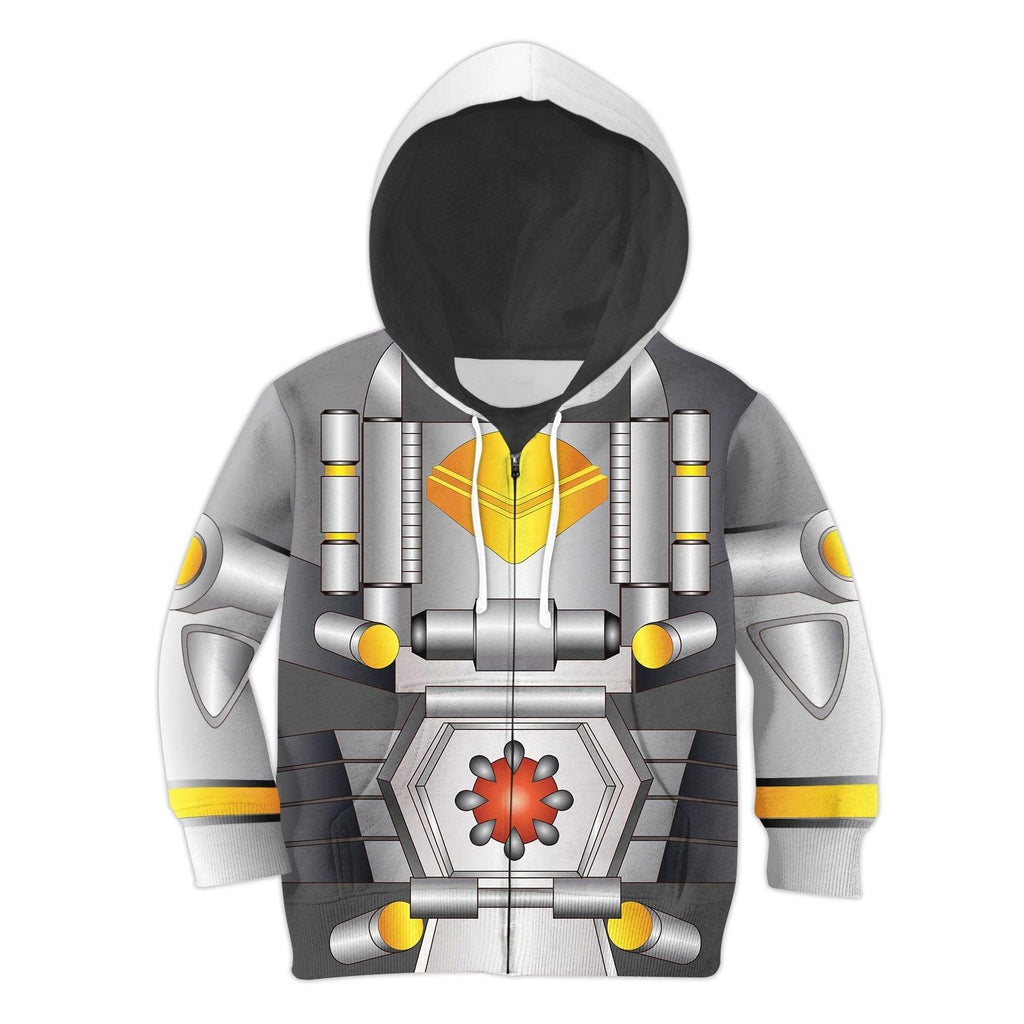 OodieGang Silverbolt Beast Wars Kid Costume Cosplay Hoodie Sweatshirt T-Shirt - OodieGang.com