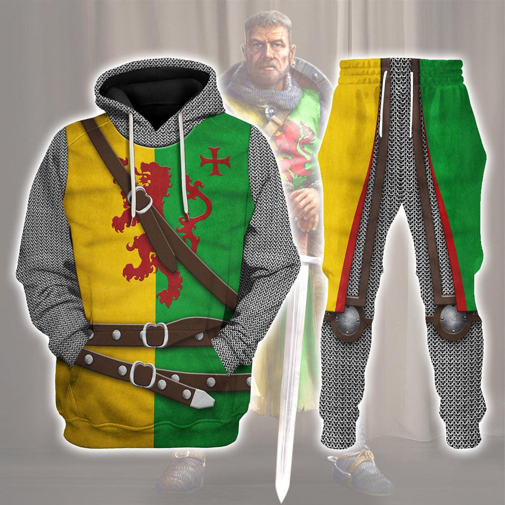 Oodiegang Sir William Marshal 1st Earl of Pembroke Knights Costume Hoodie Sweatshirt T-Shirt Tracksuit - Oodiegang.com