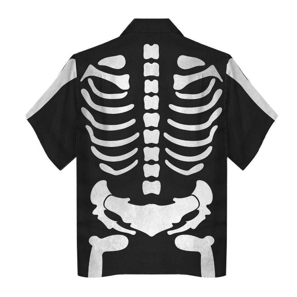 Oodiegang Skeleton Bone Print Halloween Fancy Dress Costume Hoodie Sweatshirt T-Shirt Tracksuit - Oodiegang.com