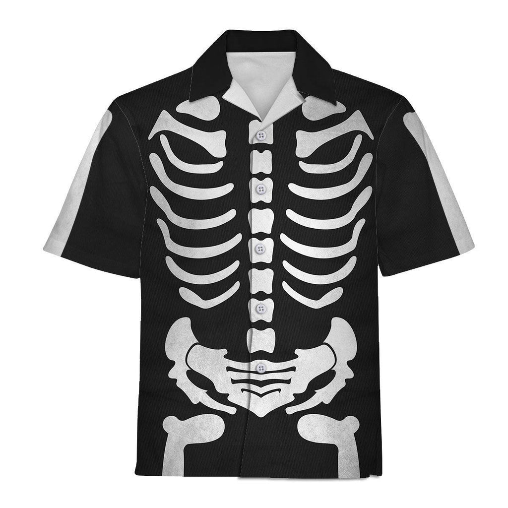 Oodiegang Skeleton Bone Print Halloween Fancy Dress Costume Hoodie Sweatshirt T-Shirt Tracksuit - Oodiegang.com