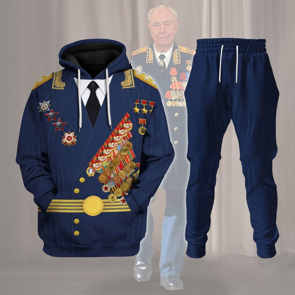 OodieGang Soviet Pilot Ivan Kozhedub Costume Hoodie Sweatshirt T-Shirt Tracksuit - OodieGang.com