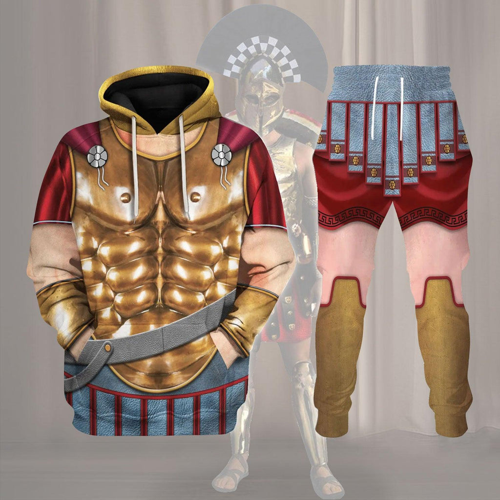 OodieGang Spartan Hoplite Armour Costume Hoodie Sweatshirt T-Shirt Tracksuit - OodieGang.com