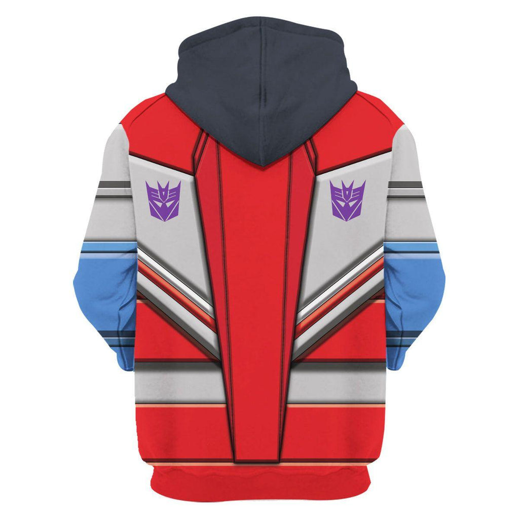 OodieGang Starscream Costume Cosplay Hoodie Tracksuit - OodieGang.com