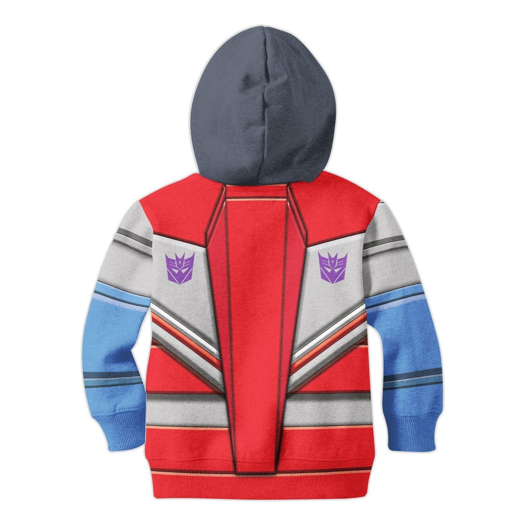 OodieGang Starscream Transfomers Kid Costume Cosplay Hoodie Sweatshirt T-Shirt - OodieGang.com